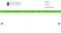 Desktop Screenshot of platinumpestsolutions.com